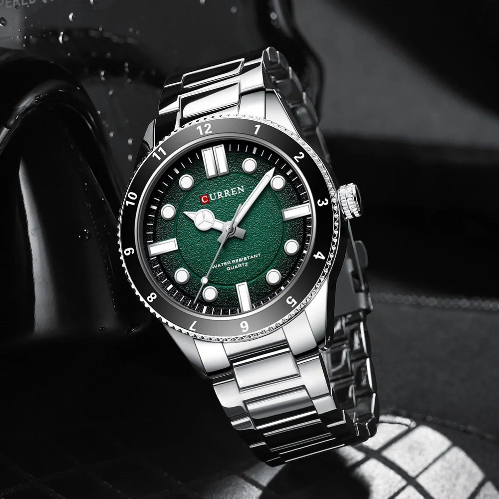 Curren Men Quartz Luminous Analog Wristwatch 